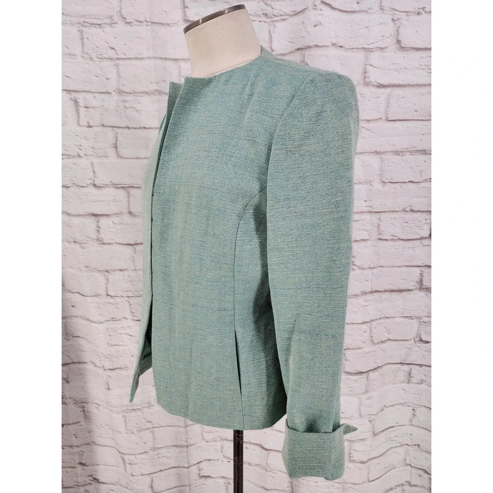 Jones New York Career Blazer Women Size 10 Tweed Shimmer Office Separates Office